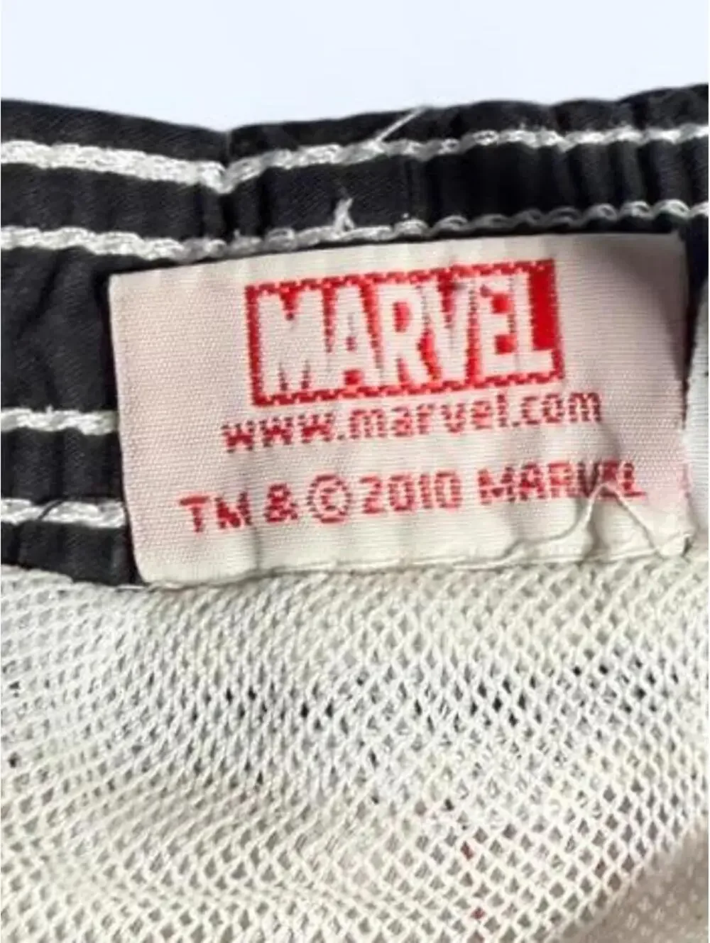 Vintage 2010 Spider-Man Swim Trunks Boys 4T Marvel Comic Book